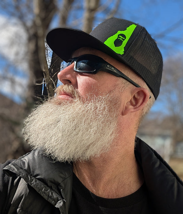 Hoppy Camper Insignia Hat with Live Free or Die Hoppy Logo