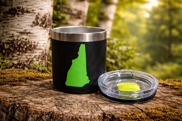 Hoppy Camper Live Free or Die YETI Rambler Lowball