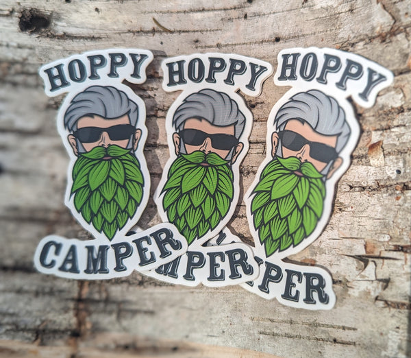 Hoppy Camper Logo Sticker