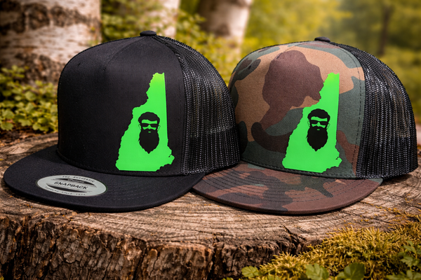 Hoppy Camper Insignia Hat with Live Free or Die Hoppy Logo